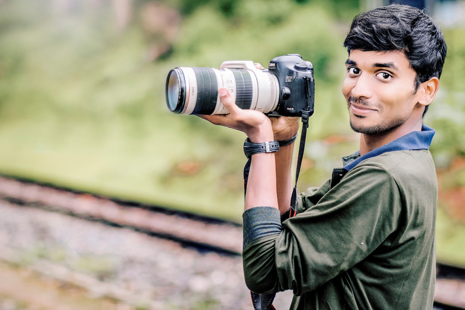 DSLR camera fashion photography