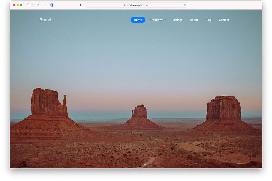 mobile friendly navigation menu