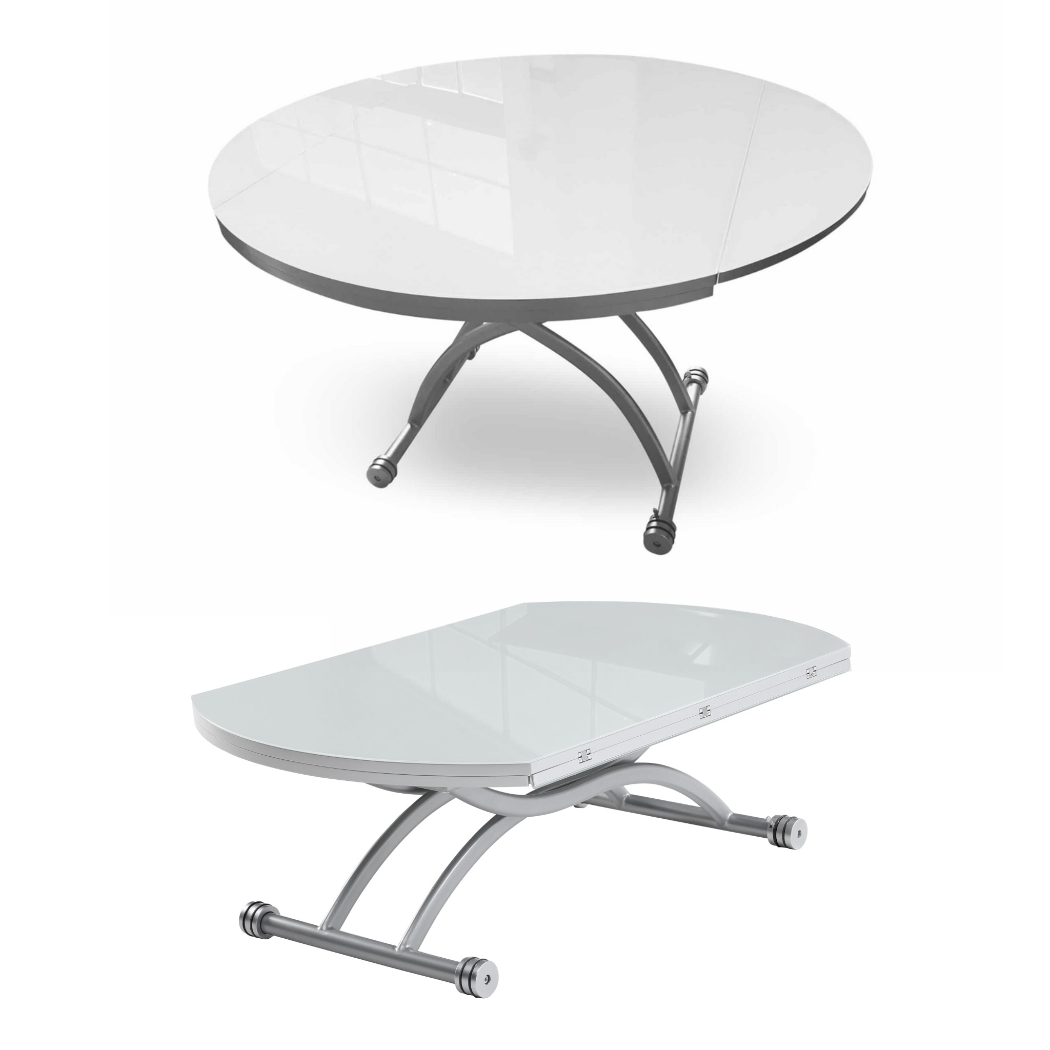 expandable coffee table to dining table