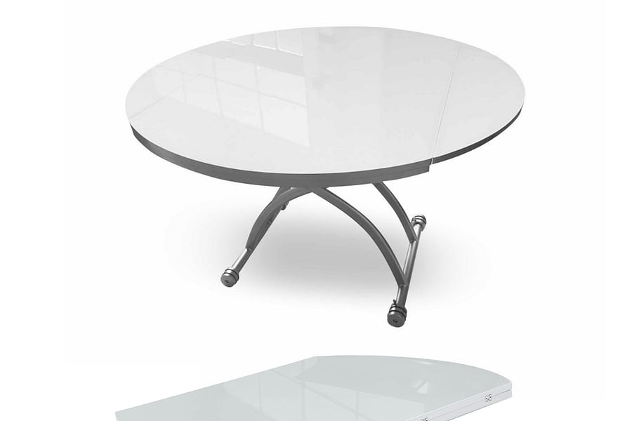 expandable coffee table to dining table
