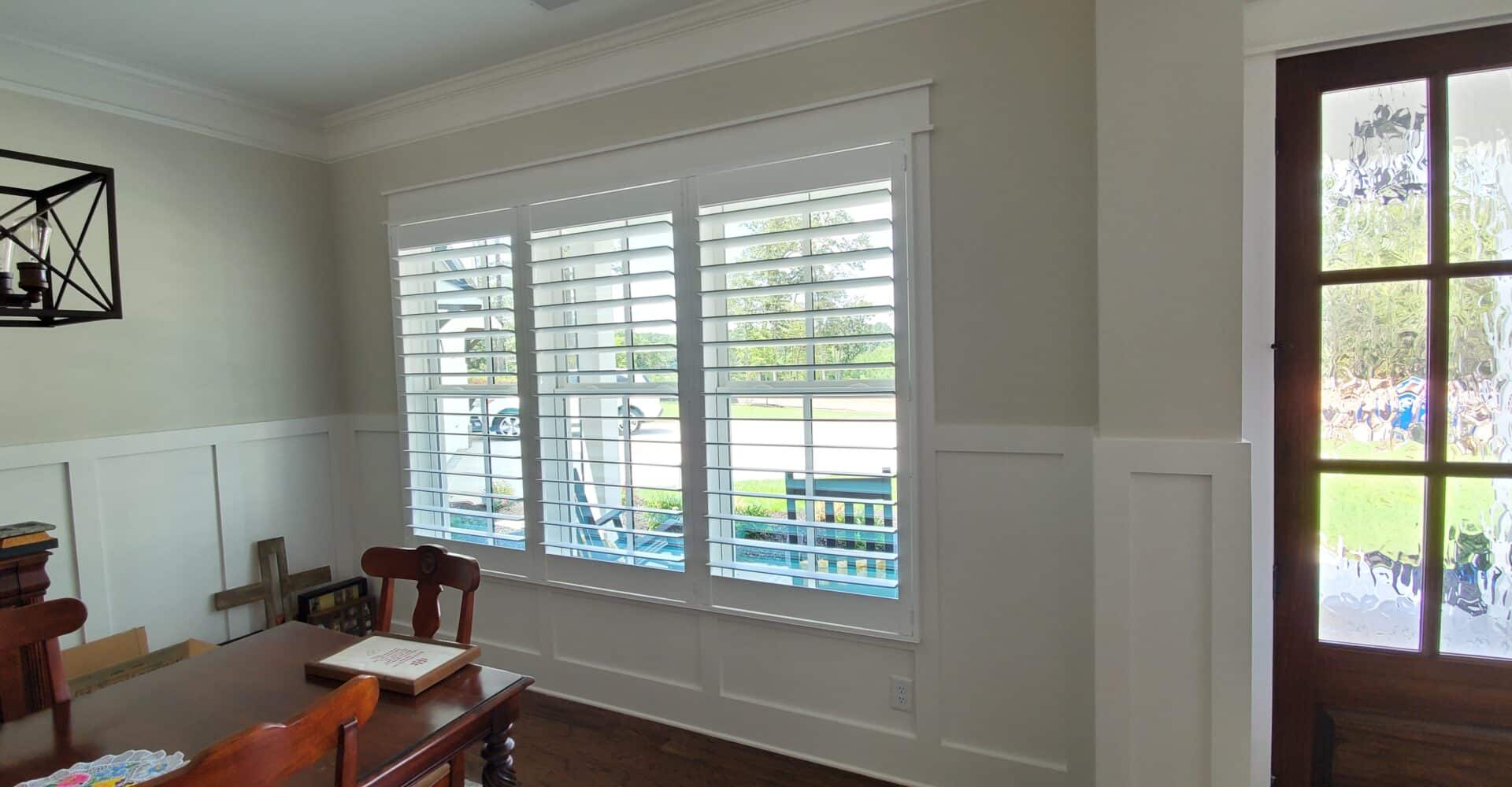 Plantation shutters